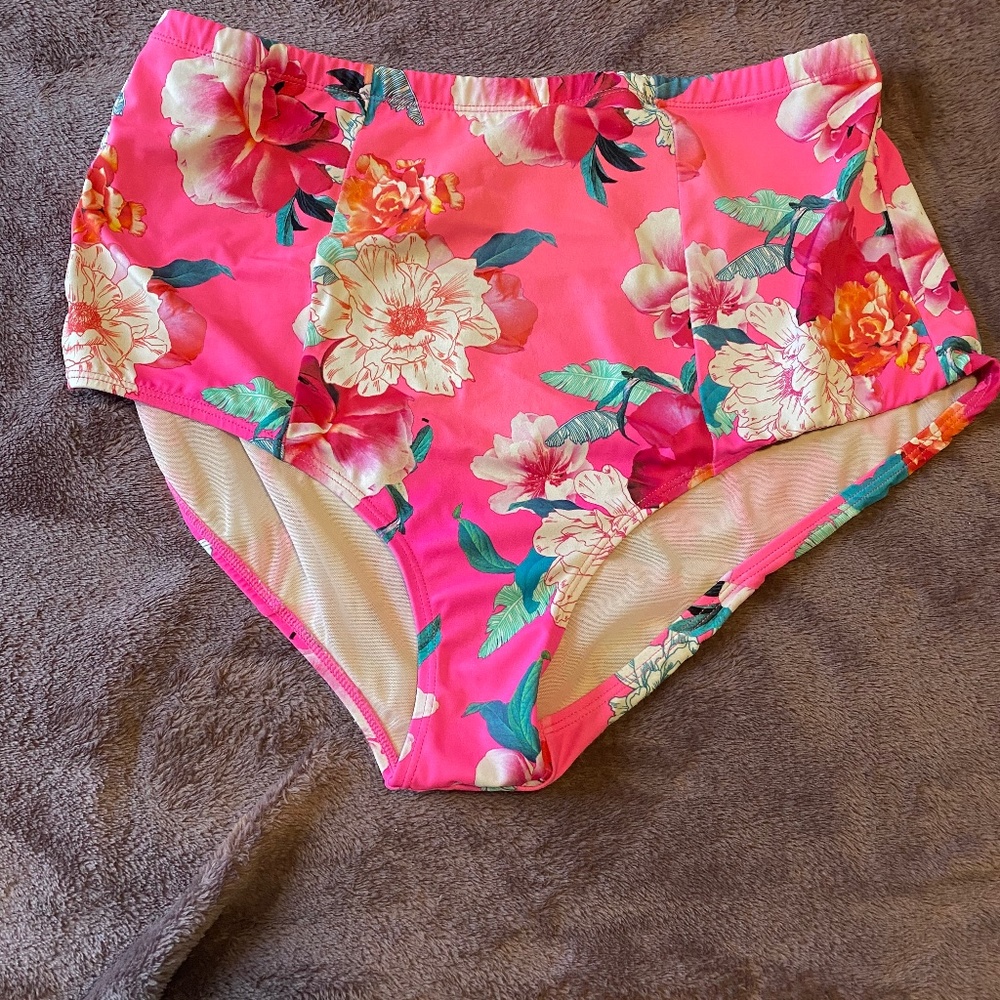 Bathing suit high waisted bottoms